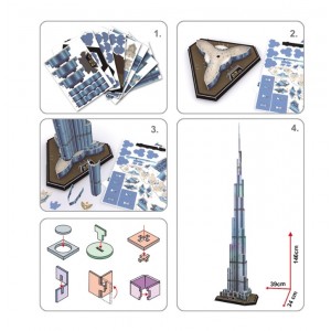 CubicFun 3D PUZZLE Burj Khalifa